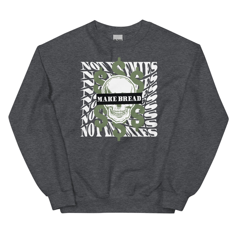 Make Bread Not Enemies Crewneck