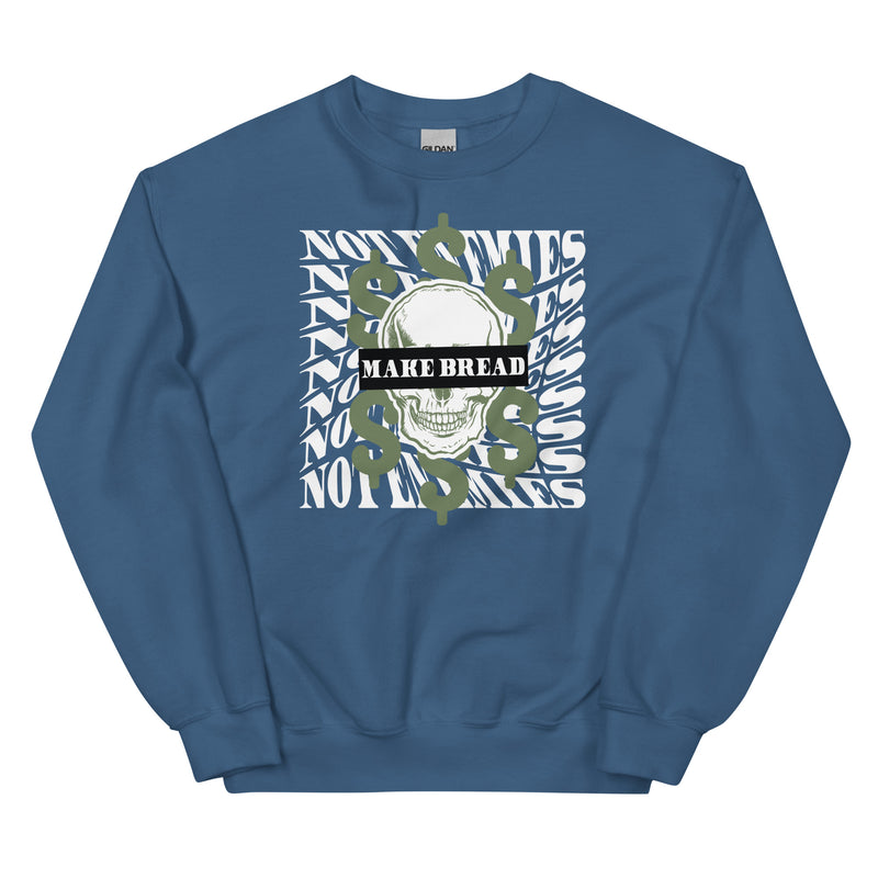 Make Bread Not Enemies Crewneck