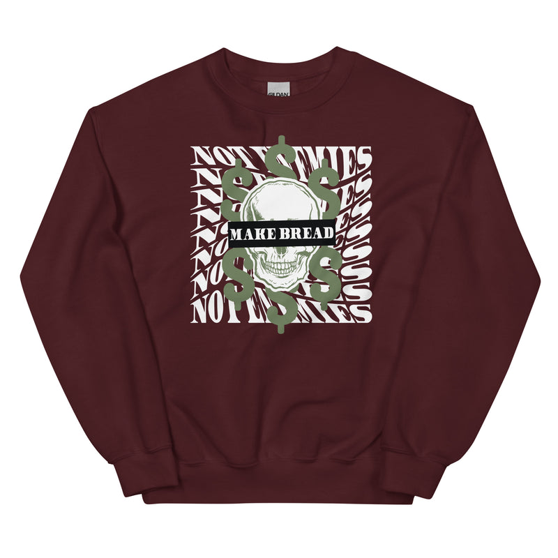 Make Bread Not Enemies Crewneck